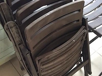 4 tuinstoelen + bankje - afbeelding 2 van  2
