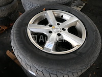 4 tweedehands winterbanden op natador spidirsnow aluminium velg (afmetingen: 215/70r16 100t) - afbeelding 2 van  6