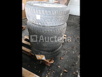 4 tweedehands winterbanden op natador spidirsnow aluminium velg (afmetingen: 215/70r16 100t) - afbeelding 3 van  6