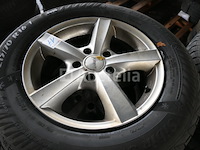4 tweedehands winterbanden op natador spidirsnow aluminium velg (afmetingen: 215/70r16 100t) - afbeelding 6 van  6