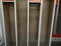 4 vaks open kleerkast met zitbank - afbeelding 1 van  1