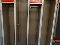 4 vaks open kleerkast met zitbank - afbeelding 1 van  1
