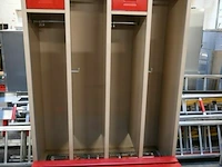 4 vaks open kleerkast met zitbank - afbeelding 1 van  1