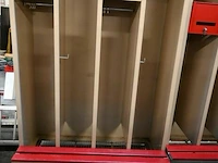 4 vaks open kleerkast met zitbank - afbeelding 1 van  1