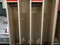 4 vaks open kleerkast met zitbank - afbeelding 1 van  1