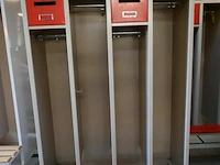 4 vaks open kleerkast met zitbank - afbeelding 1 van  1