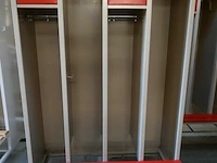 4 vaks open kleerkast met zitbank - afbeelding 1 van  1