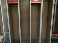 4 vaks open kleerkast met zitbank - afbeelding 1 van  1