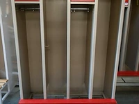 4 vaks open kleerkast met zitbank - afbeelding 1 van  1