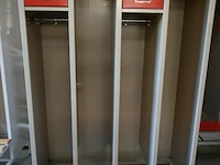 4 vaks open kleerkast met zitbank - afbeelding 1 van  1