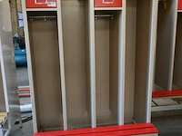 4 vaks open kleerkast met zitbank - afbeelding 1 van  1