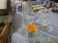 4 vazen in glas - afbeelding 1 van  2