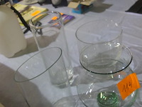 4 vazen in glas - afbeelding 2 van  2