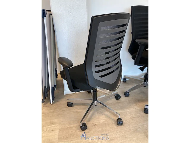 4 verrijdbare typiste stoelen - afbeelding 3 van  5