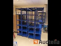 4 verwijderbare metaal rekken