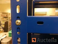 4 verwijderbare metaal rekken - afbeelding 4 van  5