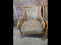 4 vintage fauteuils - afbeelding 3 van  5