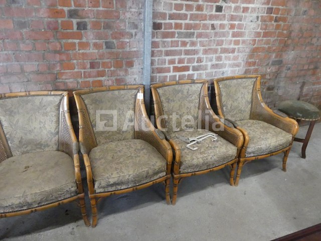 4 vintage fauteuils - afbeelding 5 van  5