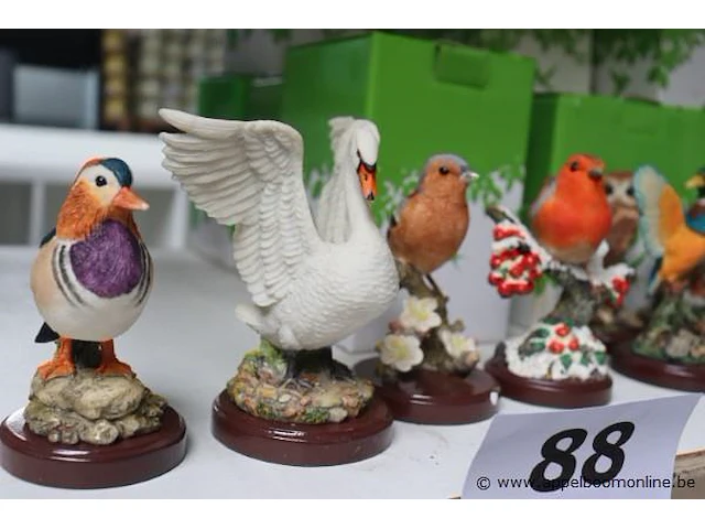 4 vogelbeeldjes - afbeelding 2 van  2