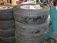 4 winterbanden met velg toyota hillux lassa 265/65r17 116h - afbeelding 1 van  9