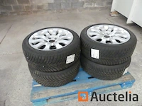 4 winterbanden op goodyear eagle ultra grip aluminium velgen - afbeelding 3 van  5