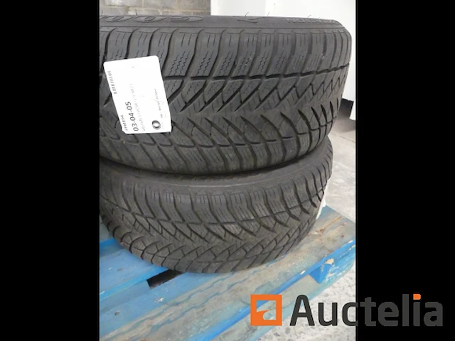 4 winterbanden op goodyear eagle ultra grip aluminium velgen - afbeelding 5 van  5