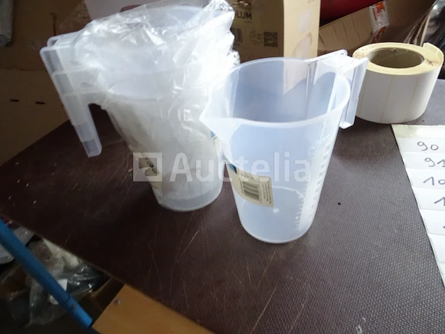 4 x 1 l silverline maatbekers - afbeelding 1 van  3