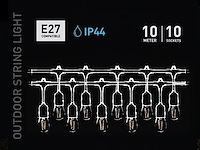 4 x 10 meter e27 waterdicht prikkabel koppelbaar - afbeelding 9 van  9