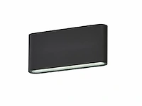 4 x 12w led wandlamp duo licht zwart warm wit waterdicht - afbeelding 2 van  8