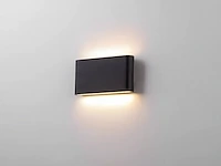 4 x 12w led wandlamp duo licht zwart warm wit waterdicht - afbeelding 5 van  8