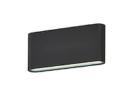 4 x 12w led wandlamp duo licht zwart warm wit waterdicht - afbeelding 8 van  10