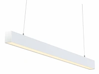 4 x 40w led 120cm linear design hanglamp met 3 kleur licht switch wit - afbeelding 4 van  6
