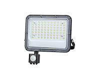 4 x 50w 3000k led breedstralers met sensor en lens waterdicht - afbeelding 1 van  8