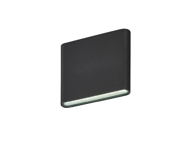 4 x 6w led wandlamp duo licht zwart warm wit waterdicht - afbeelding 1 van  9