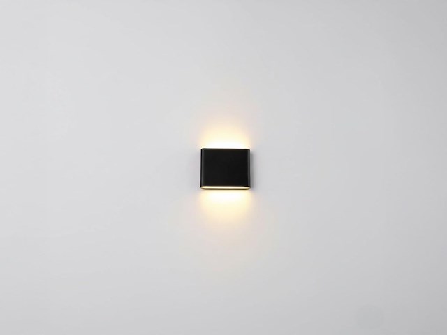 4 x 6w led wandlamp duo licht zwart warm wit waterdicht - afbeelding 7 van  9