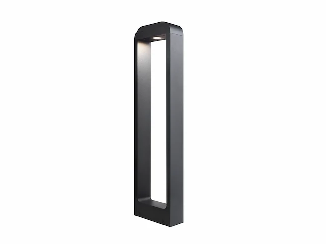 4 x 7w led zand zwart tuinlamp 60cm warm wit - afbeelding 1 van  8
