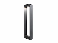 4 x 7w led zand zwart tuinlamp 60cm warm wit - afbeelding 1 van  8