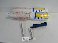 4 x anti-spat verfrol 18 cm + 1 beugel - afbeelding 1 van  3