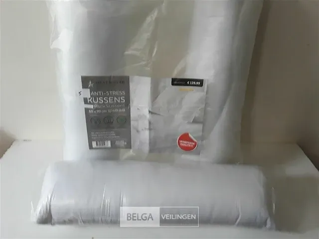 4 x anti stress hoofdkussen 60x70 cm - afbeelding 1 van  3