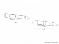 4 x aqualight vega badkamer armatuur - afbeelding 2 van  4