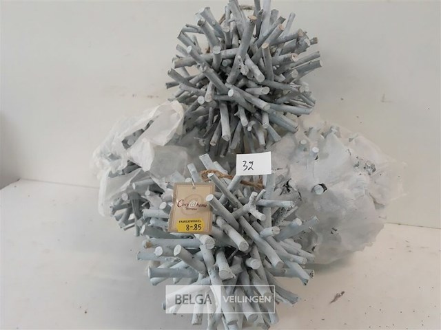4 x bal uit takken 20 cm - afbeelding 3 van  3