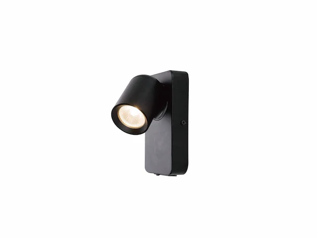 4 x bedlamp wandlamp gu10 armatuur zwart draaibaar - afbeelding 1 van  4