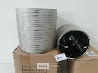 4 x bloempot rond design indoor 2 assorti - afbeelding 3 van  3
