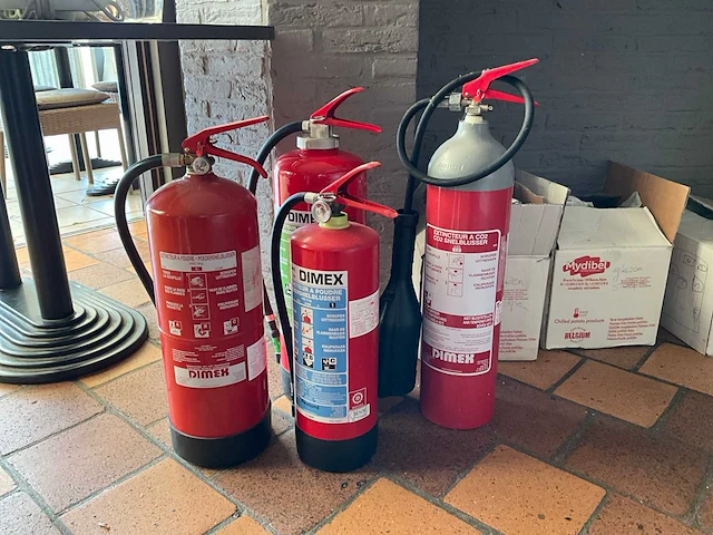 4 x brandblusser - afbeelding 2 van  2