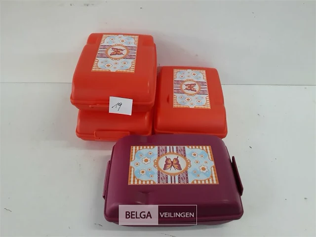 4 x broodhammendoos 1,5l 210x146x72mm - afbeelding 1 van  3