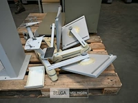 4 x bureausteun + metalen schermhouder - afbeelding 4 van  7