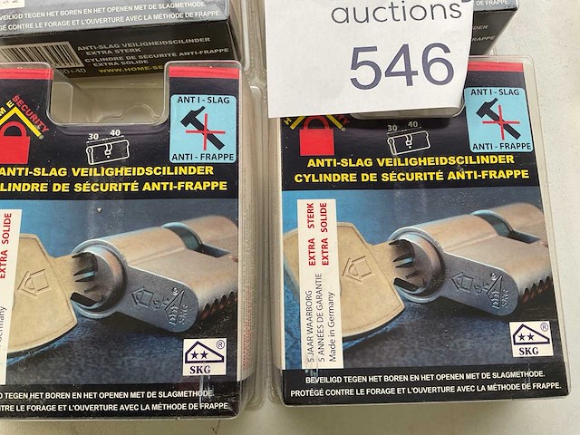 4 x cilindersloten - afbeelding 2 van  5