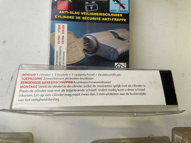 4 x cilindersloten - afbeelding 6 van  7
