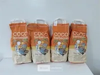 4 x cocos briquetten 3 kg 100% natuurlijk - afbeelding 1 van  2