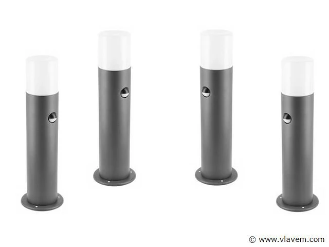 4 x cortona 40 sensor buiten lamp zwart - afbeelding 2 van  7